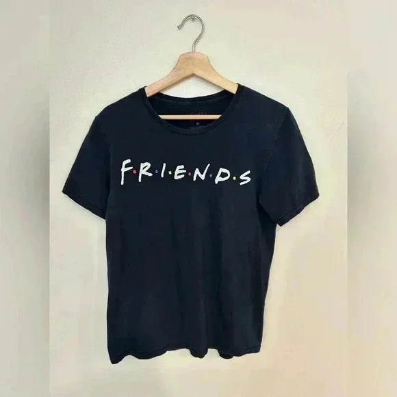 Vintage 90s Friends TV Show Graphic T- Shirt size M - Picture 2 of 6